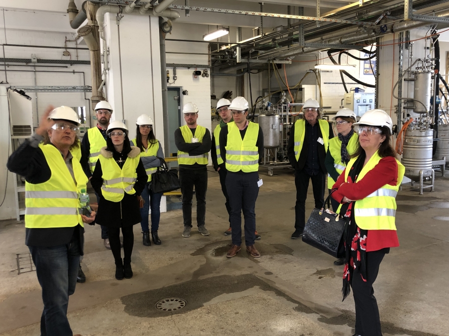 The group visits AVA Biochem plant for hydrothermal conversion of C6 sugars into HMF